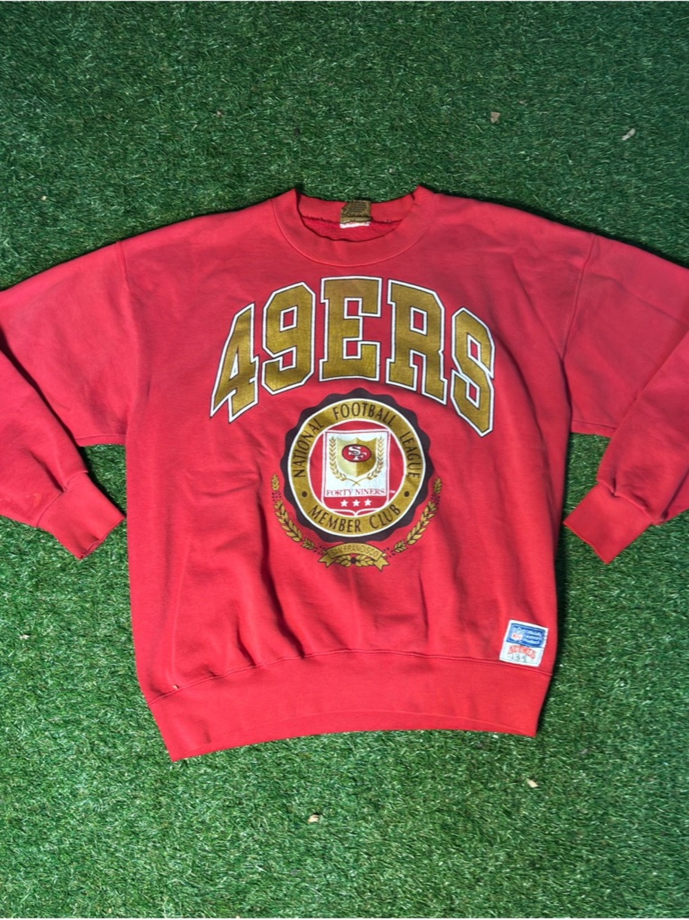 LOGO 7 49ers Crewneck Sweatshirt